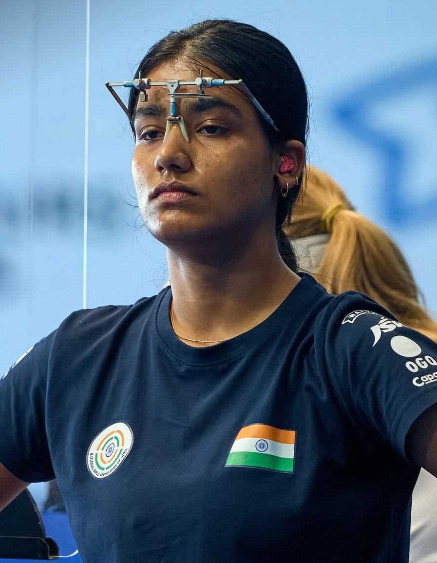 Tejaswani Singh 🇮🇳 wins Silver in Women's 25m Pistol at the ISSF Junior World Cup in New Delhi! #ISSF