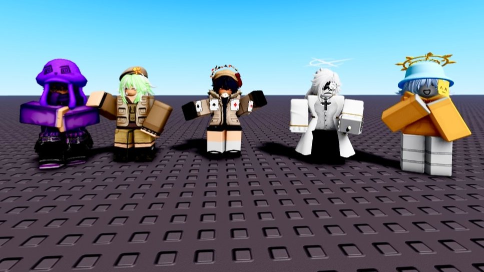 Real_Shuray's tweet photo. Hello hello!! Here are all my OCs!
Currently all main only there's still 3 oc left but non main.

Purple one - Kurai
Fisherman look - Shaki
With card - Kara
White - Iyasi
The Happy - Yumi https://t.co/Lwg9CszPjk