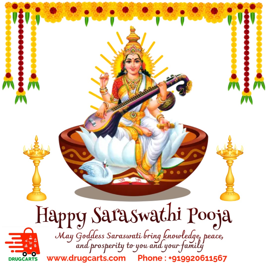 drugcarts's tweet image. #saraswatipuja #saraswati #vasantpanchami #drugcarts #healthcare #doctor #pharmacy  #basantpanchami