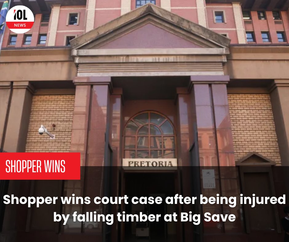 IOL's tweet photo. Hammanskraal shopper wins damages claim after timber plank injury at Big Save.
#BigSave #InjuryClaim #Hammanskraal
Read on https://t.co/zEszw42Rbq https://t.co/ck7ji1te8M