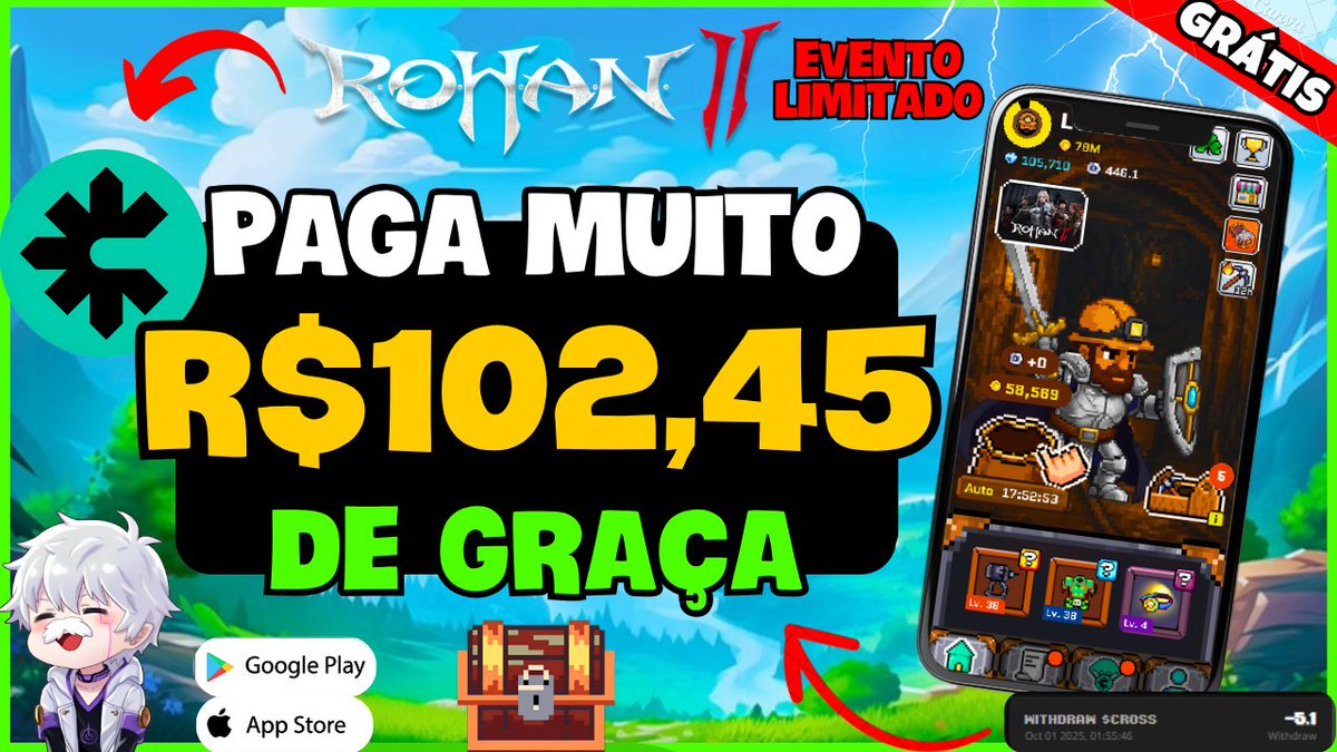 SakataNFT (@sakatanft) on Twitter photo New Event in Rohan 2 , New nft Game 
⚠️ NOVO EVENTO PAGANDO MUITO de GRAÇA no ROHAN 2 , CORRE !! ➡️➡️ youtube.com/watch?v=UuR_te… New Event in Rohan 2 , New nft Game 
⚠️ NOVO EVENTO PAGANDO MUITO de GRAÇA no ROHAN 2 , CORRE !! ➡️➡️ youtube.com/watch?v=UuR_te…