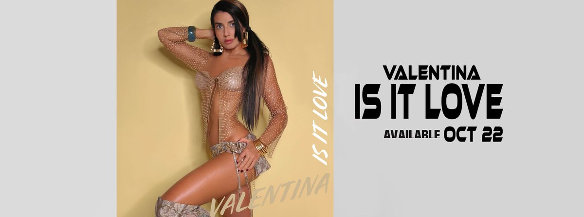 Valentina_Black's tweet photo. #ValentinaBlack IS IT LOVE - OUT OCT 22 <3 #isitlove
#music https://t.co/ofPk31O9RG