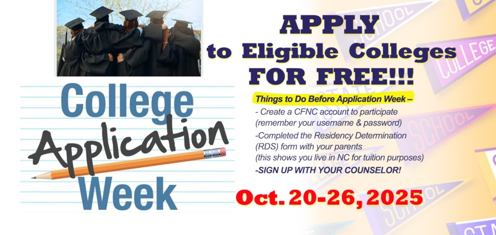 Coming to a Counselor near you... College Application Week!! abss.k12.nc.us/o/sahs/article…