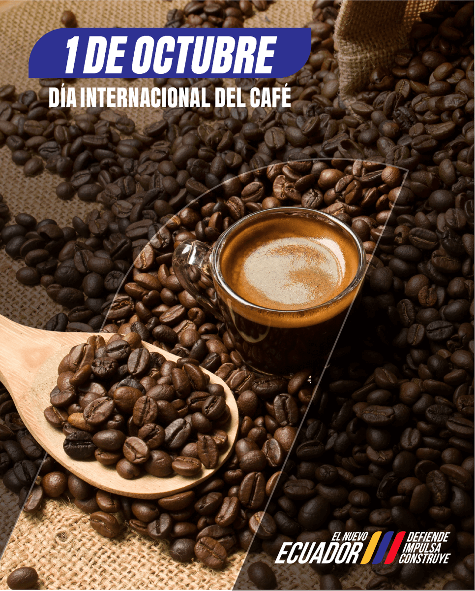 AgrocalidadEC's tweet photo. 🌱☕ En el #DíaMundialDelCafé celebramos a quienes hacen grande esta tradición: nuestros productores y agricultores. Gracias a su dedicación, el aroma y sabor del café ecuatoriano trascienden fronteras y enorgullecen al país 🇪🇨. https://t.co/xb7M7HAz0R