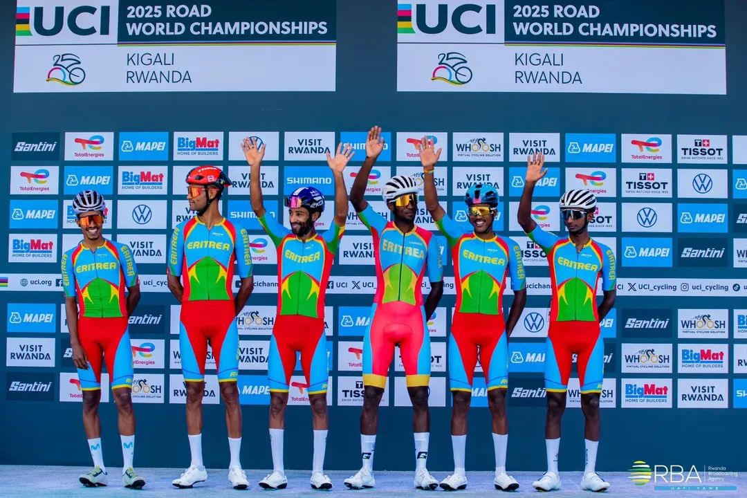 World championship 🌈 Kigali Rwanda 🇷🇼 2025 #Eritrean #Kigali2025