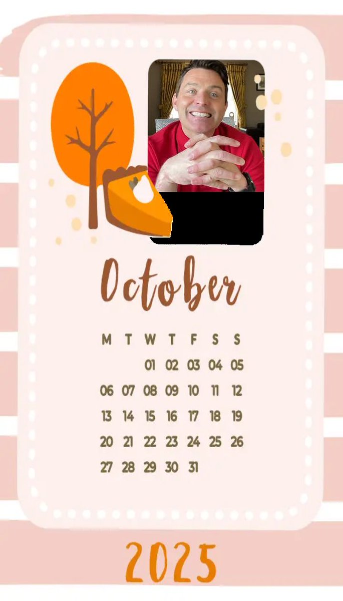 For the month of October 🎶