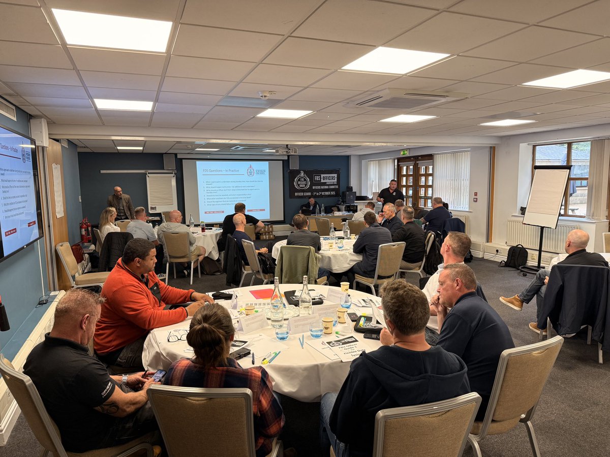 The FBU are holding the first officer school in 5 years.
The aim is to empower officer members to become more active. Discuss key issues affecting officers and all FBU members. To share experiences and develop our understanding of the grey book.
#FBU