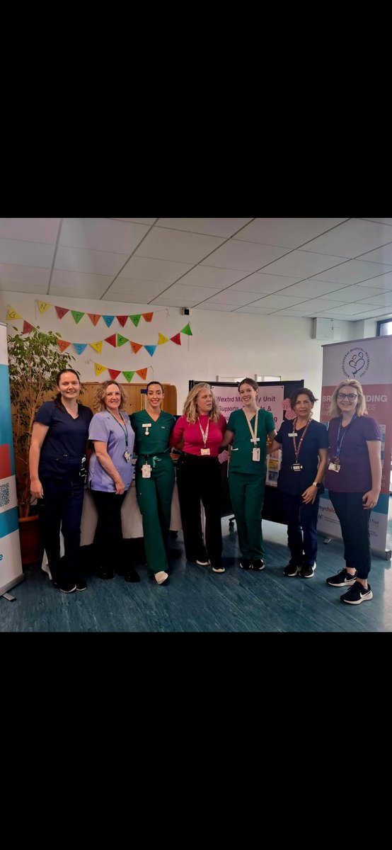 stephlooney1's tweet photo. Happy National Breastfeeding Week 2025 to all from Wexford General Maternity Unit. A buzz of activity this morning with loads of educational and fun activities planned for staff and families alike. Some activities to mention and showcase is our annual staff kids art competition. https://t.co/GwZx8LNTnU