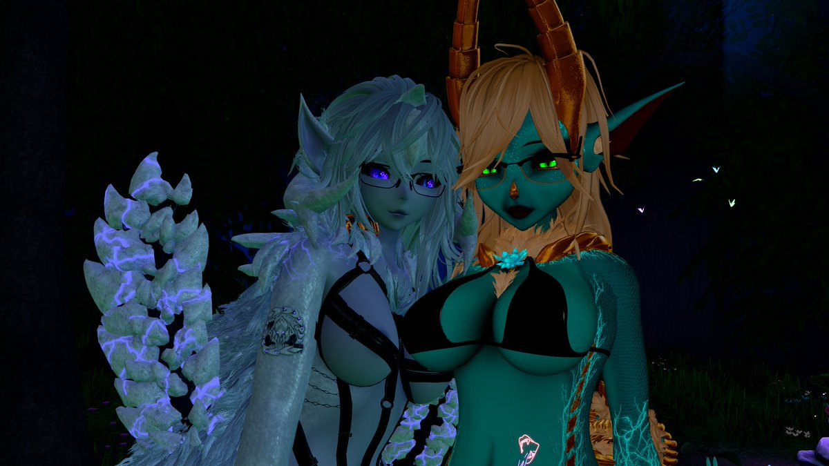 ArkveldVR's tweet image. Had a fun collab with @YamiYuiVR 
More monster girl action coming soon..