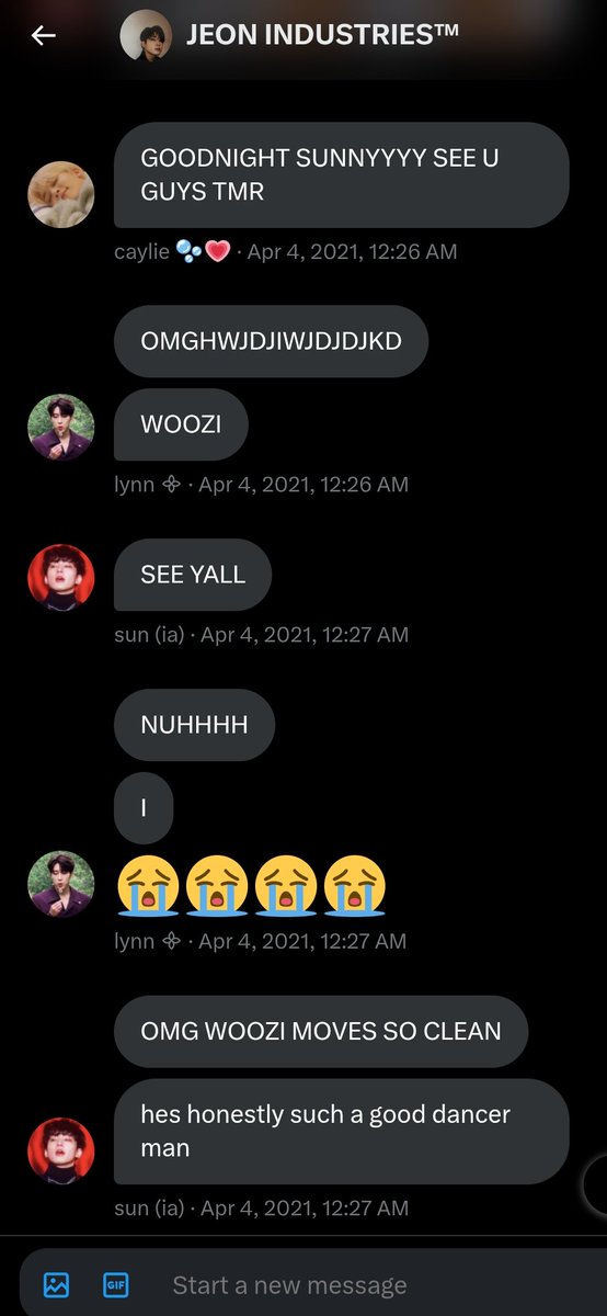 97CHWE's tweet photo. we have changed over time but i scrolled back some chats. dk what JEON INDUSTRIES is doing now + where they are but these are what make memories! 💭 

would've done things differently but i hope they're doing well. i hope everyone here finds their own safe group of friends 🌼 https://t.co/HT5g9rvSQN