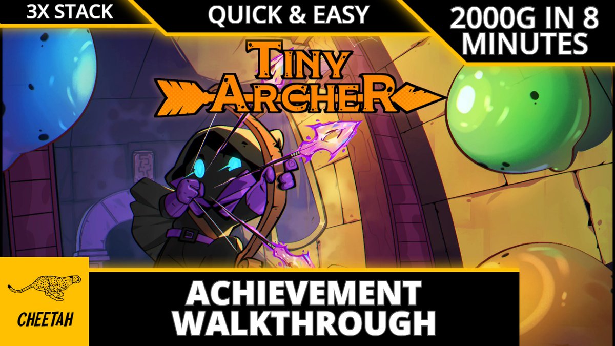 🚨 New Upload 🚨

Tiny Archer - Achievement Walkthrough (2000G IN 8 MINUTES) EASY 6000G STACK

Check it out here ⬇️
youtu.be/zdAlq37c1Jk