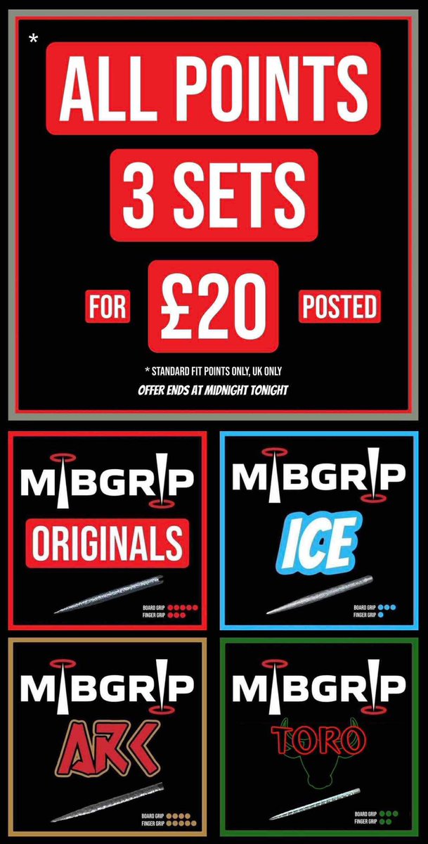 MIBGRIP Dart Points tweet media