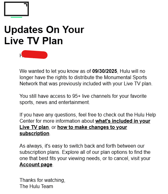 sweenbeen's tweet image. Make this make sense @hulu @hulu_support 

You continue to raise rates, astronomically high prices, and yet you continue to cut what you carry? 

This is highway robbery