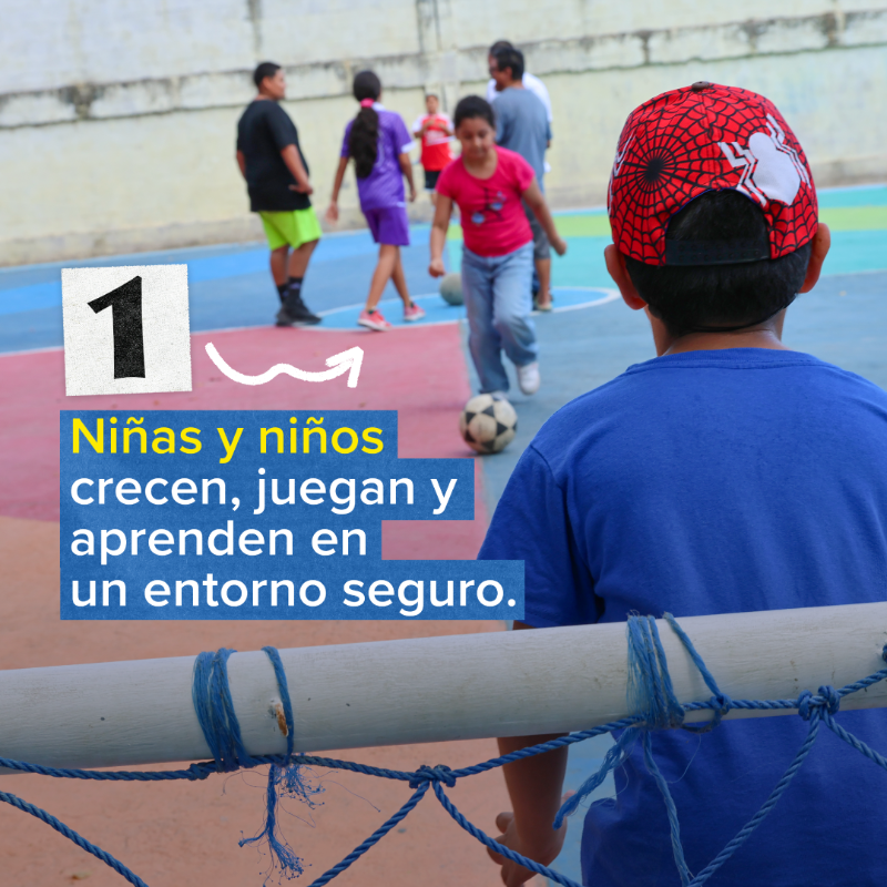 ACNURElSalvador's tweet photo. 🌟🏘️ Cuando las comunidades recuperan sus espacios, la niñez encuentra lugares seguros para jugar, crecer y conectar con su entorno.

🤝 En El Salvador, ACNUR trabaja junto a comunidades, gobiernos locales y socios para restaurar espacios donde todas las personas convivan en paz.