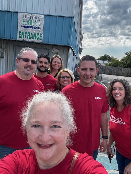 We love when local organizations support their employees volunteering during office hours. Yesterday, our friends from <a href="/BankofOklahoma/">Bank of Oklahoma</a>  spent the morning with us helping with some projects for our #FoodPantry!  Thank you to this great team who we get to see every quarter!
