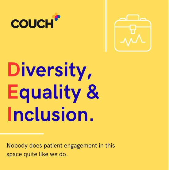 At COUCH Health, we’re on a mission to make health engagement more inclusive, data-driven, and human 🌍

We help organisations across life sciences and healthcare connect with real people through research, insights, and creative engagement - so that every voice can be heard.