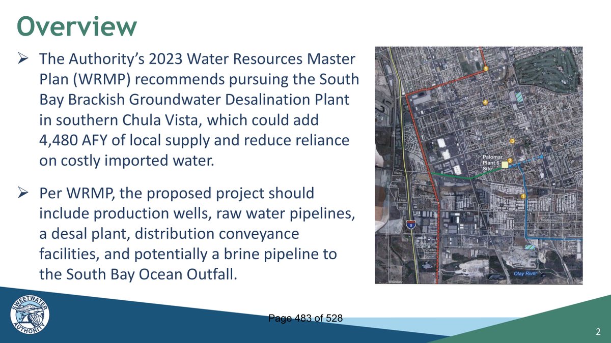 Sweetwater Authority Joins Stampede Away from the San Diego County Water Authority

<a href="/SweetwaterAuth/">Sweetwater Authority</a> is exploring a groundwater desalination project that could reduce or even eliminate the agency’s dependence on expensive @SDCWA water.

The groundwater desalination project, which