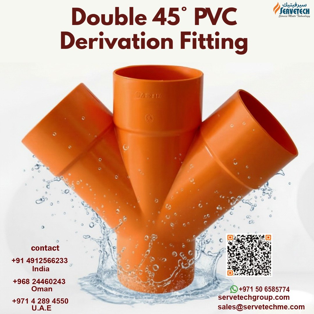 Servetech_'s tweet photo. Double 45Β° Derivation PVC Fitting β Smooth direction changes with reduced pressure loss. Corrosion-resistant PVC for faster installs in plumbing, irrigation & industrial runs. Perfect for compact, multi-branch layouts. π© DM for sizes & quotes.
#PVCFitting #Plumbing https://t.co/hOqNPfGlkt