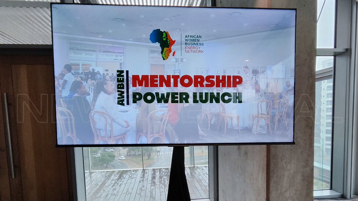 NewsCentralTV's tweet photo. [IN PICTURES]: At @Real_AEW, the African Women Business Energy Network (AWBEN) hosted a power lunch celebrating 20 young women driving change in Africa’s energy sector and launched a mentorship initiative to nurture tomorrow’s leaders.

#AEW2025 https://t.co/rsdoS8thGt