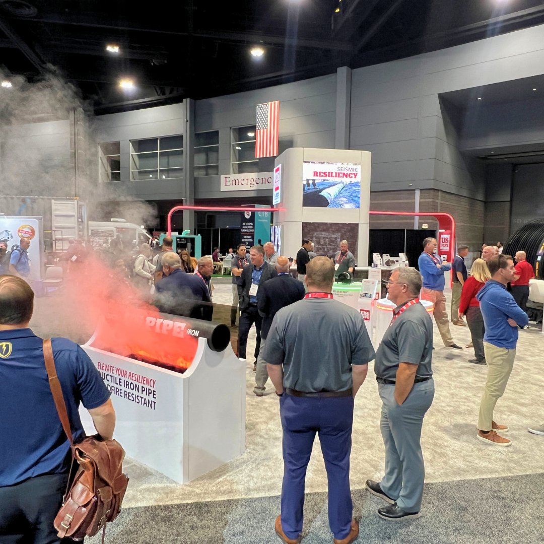 USPipe1899's tweet image. Let’s make the most of Day 3! Visit Booth #1078 to connect with U.S. Pipe and Contech Engineered Solutions — we're here to collaborate, innovate, and help you move forward. #WEFTEC #ductileiron #uspipe