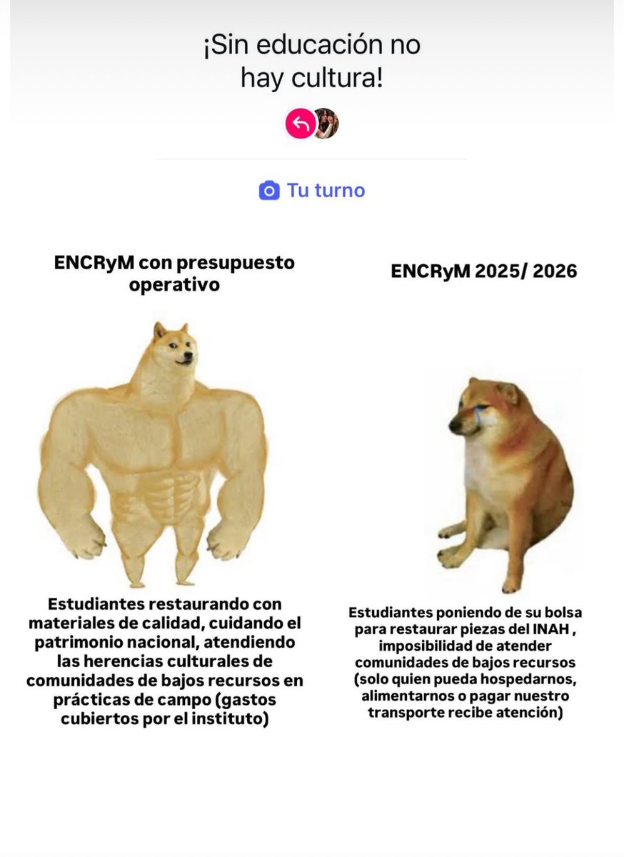 YapagameINAH's tweet photo. Así es como @INAHmx normaliza la precarización laboral desde su formación: Las y los estudiantes de la ENCRYM denuncian la falta de insumos para realizar sus prácticas así como el adeudo en el pago de sus becas. #INAHenCrisis @Claudiashein @ccurieldeicaza https://t.co/masKg9zuEz