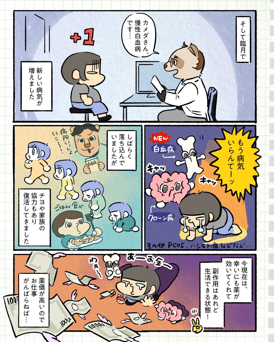 wanawanawo's tweet photo. お久しぶりです！
とても個人的な近況マンガです https://t.co/btE66ud4Xb