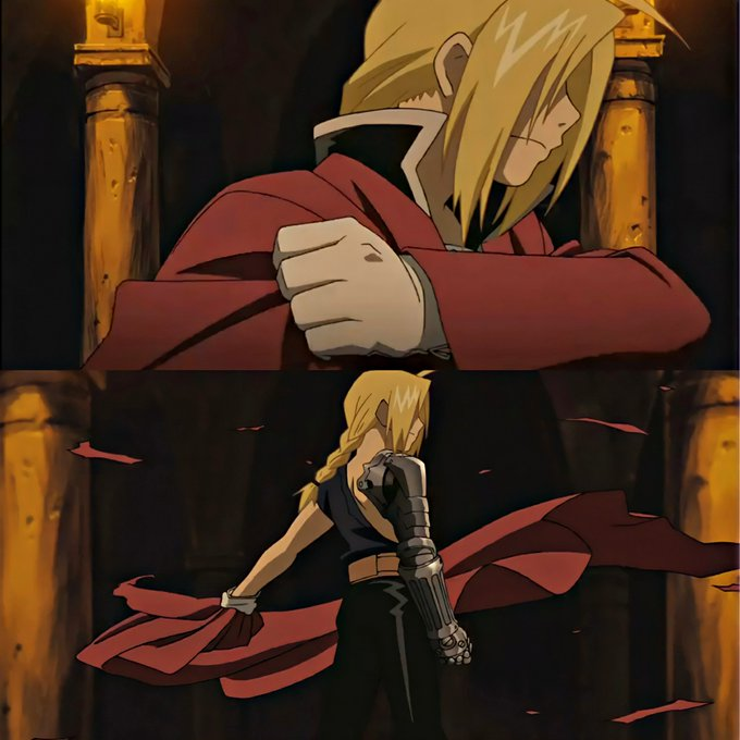 AnimeDailyPost's tweet photo. Edward Elric 🦾 https://t.co/d8FSoVtayO