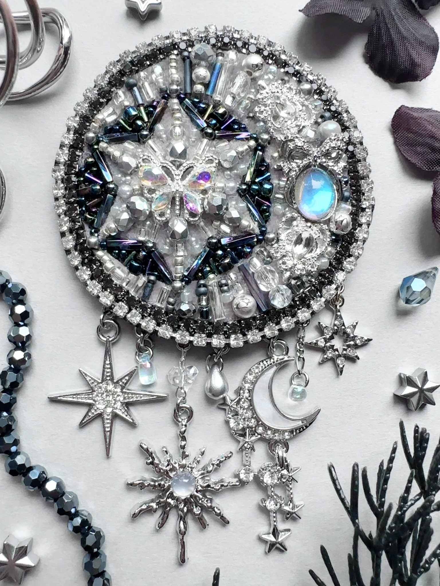 piari様　ネックレス　色紙　ハンドメイド　ビーズ　刺繍 Piari🪡ビーズ刺繍 (@piaricapiari) / X