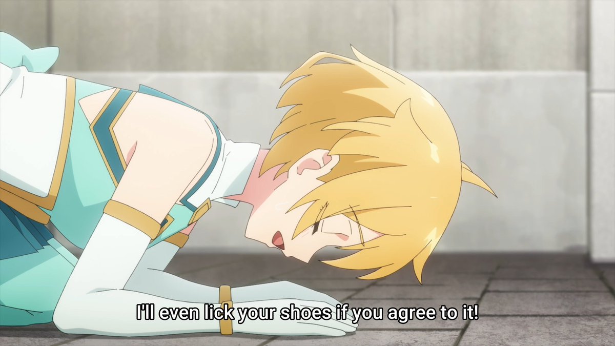 cid_unknown's tweet image. did she really say she&apos;ll lick his shoe 😅🤣🤣🤣

#mushoku_eiyu #無職の英雄 #HeroWithoutaClass