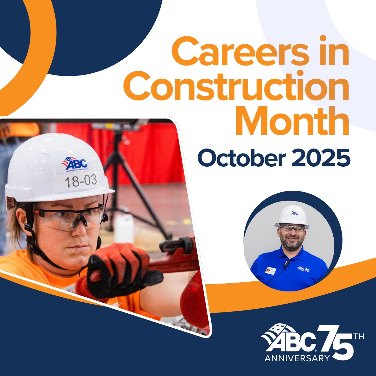 October is #CareersinConstruction Month!

Join us all month as we celebrate careers in construction as a valuable path for personal and career success!

 #ABCMeritShopProud #CICM
