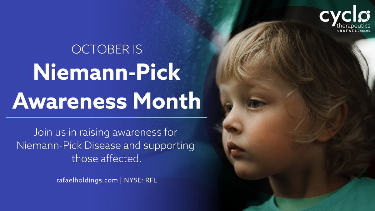 Cyclodexpert's tweet photo. October is #NiemannPickAwarenessMonth 

Join us in raising awareness for Niemann-Pick Disease and supporting those affected. Learn more at https://t.co/TtMmgfQTwA
.

$RFL #NiemannPick #NPC1 @nnpdf https://t.co/AKm6C5QuHv