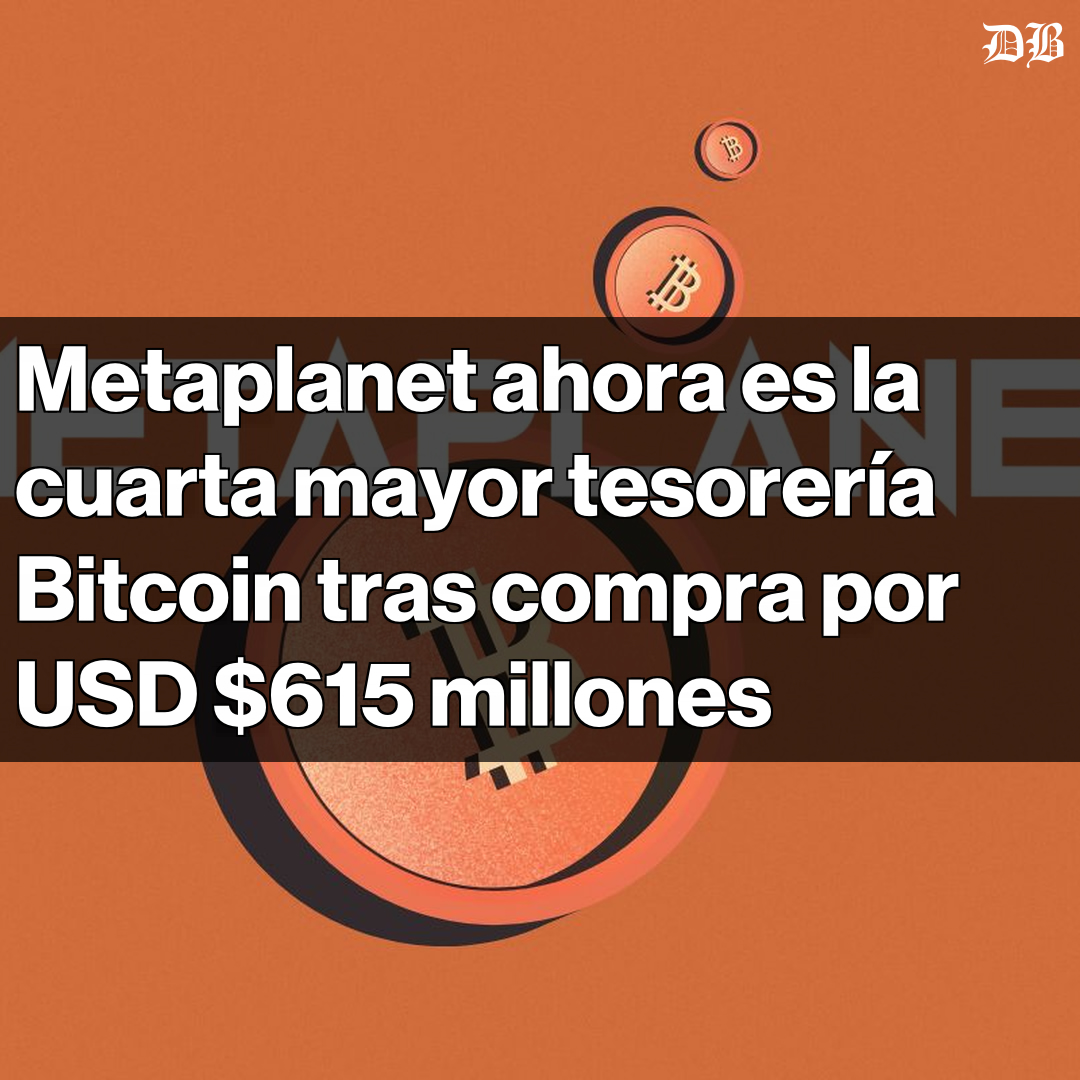 🚀 Metaplanet se convierte en la cuarta mayor tesorería de Bitcoin a nivel  mundial Ha adquirido 5.268 BTC por USD $615 millones, sumando un total de  30.823 BTC. Este movimiento supera su