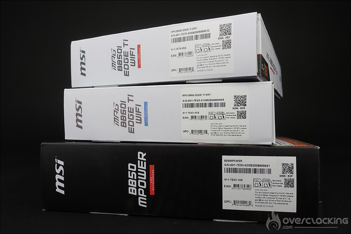 overclex's tweet image. Réception du jour pour nos prochains articles, avec @msifrance 😍
➡️ MSI MPG B850I EDGE Ti 
➡️ MSI MPG B860I EDGE Ti
➡️ MSI B850 MPOWER
#miniITX #overclocking 
@AMD_France @IntelFrance @Overclocking_Fr