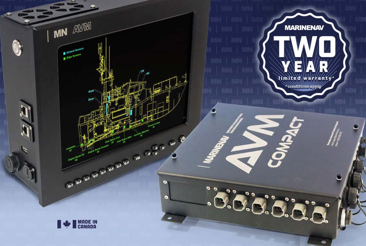 MarinenavLtd's tweet image. Canadian-designed and manufactured marine-grade computers, displays, underwater ROVs, AVM systems and Fleet Management software solutions. Mil-spec options available. All are protected by comprehensive warranties.
#defsec #NATO #milspec #marinenav #rov #computers