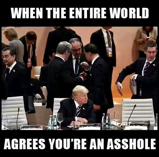 No one is surprised that the asshole failed to fund the government.
Trump is a LOSER.