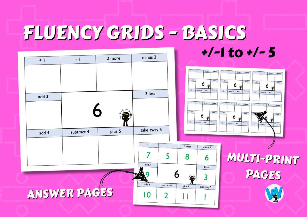VocabularyNinja's tweet photo. 🥰🥷New Resource - Fluency Grids 🥷🥰
📲 https://t.co/Pjm6nCvVP0
Vocabulary Ninja is super-excited to launch our latest resource series…Fluency Grids. Each bundle comes with many, many slides, multi-print slides and answer slides!
#maths #fluencygrids #primary #edutwitter https://t.co/J2DVRvzBF5