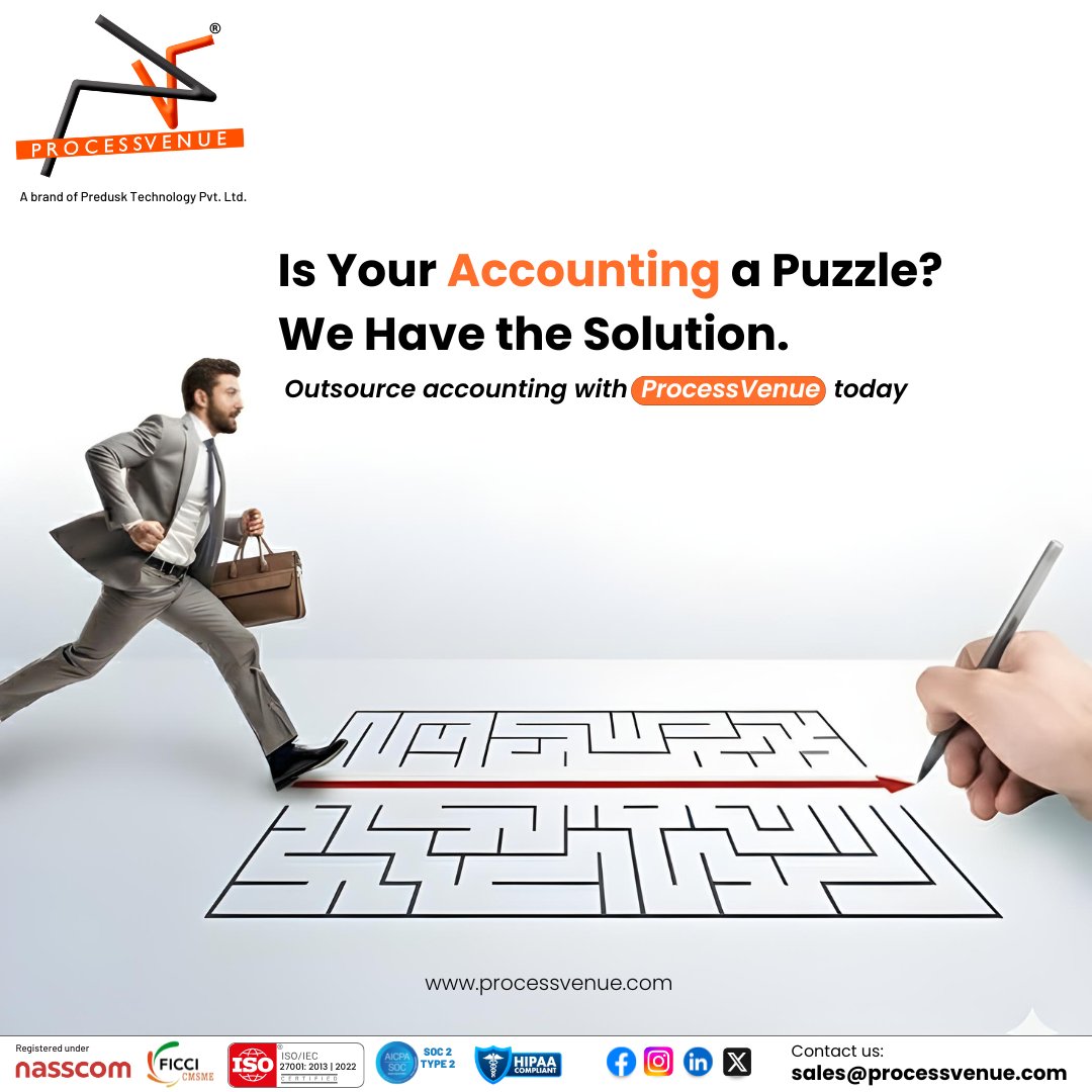 ProcessVenue's tweet image. Is your accounting a puzzle? 🧩Let ProcessVenue solve it for you.

Outsource today &amp;amp; focus on growth: processvenue.com

#AccountingSolutions #BookkeepingServices #OutsourcingServices #ProcessVenue