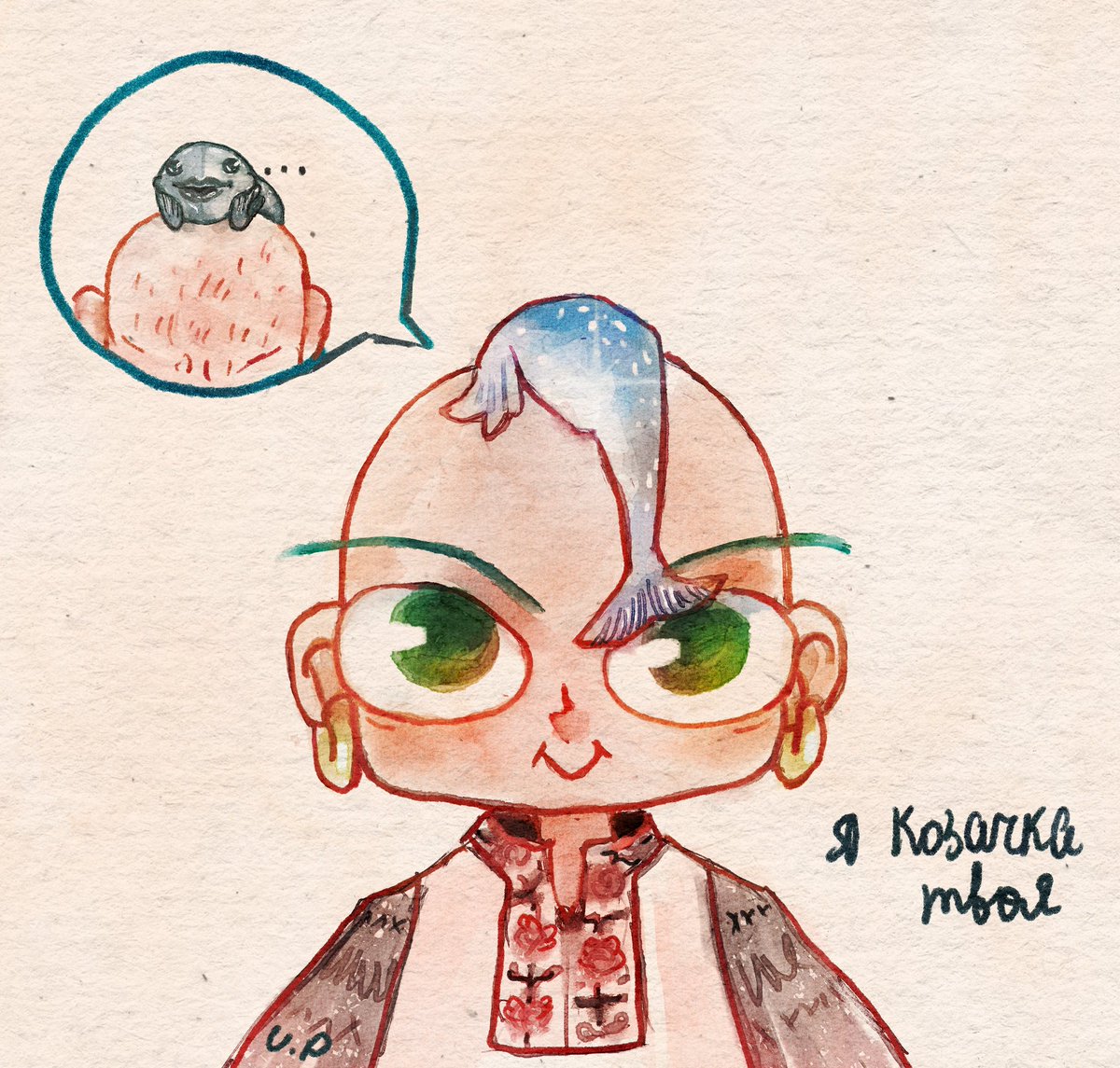 сьогодні малюнок тематичний

я дякую захисникам і захисницям ❤️‍🩹

і не тіки словами а і ділами 
подивіця реплаї 👇👇👇👇

#украрт