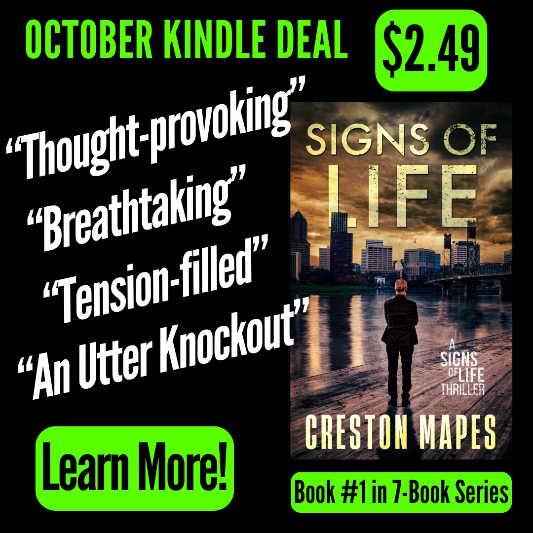 WOOT! Just found out my best-selling thriller is a Kindle Deal for October! Just $2.49. Learn more: amazon.com/dp/B07V3G2XCC

#christianfiction #christiansuspense #mustread #kindleunlimited #pageturner #religiousmysteries #bookrecommendations #kindlebooks #readingcommunity