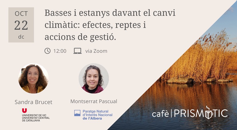 El segon #cafèPrismàtic d'octubre es presentaran els resultats del projecte europeu PONDERFUL

🗓️22 d'octubre 
🕒12:00 - 13:00 

👉 bit.ly/4pK7cAl