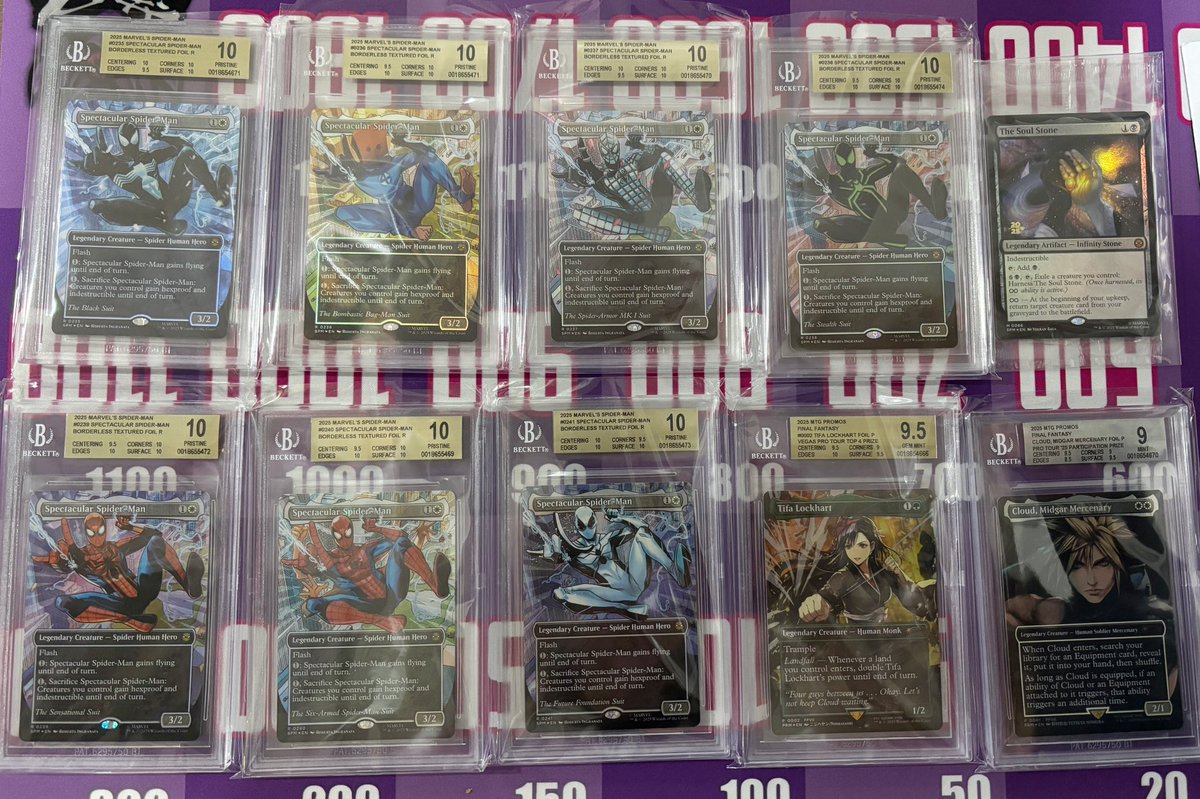 mugenmtg's tweet photo. ＼#MagicConAtlanta／

スペクタキュラー・スパイダーマン
BECKETT鑑定品入荷しました✨

#MUGEN #熊本 #MTG #MCAtlanta #MTGxSpiderMan https://t.co/Wb97uFz1Nz