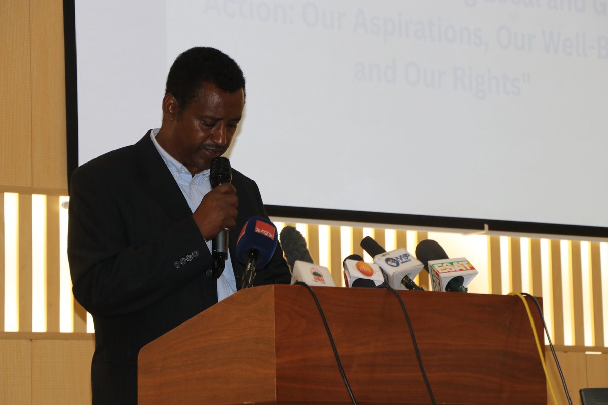 HelpAgeEthiopia's tweet photo. Ethiopia marked the 35th International Day of Older Persons under the theme “Let us fulfill our universal responsibility to protect the safety of older persons.”
Hon. Worksemu Mamo: “Older people are symbols of love, peace &amp; resilience.” https://t.co/UROFfcMbEb
#OlderPersonsDay https://t.co/YymQGseOpo