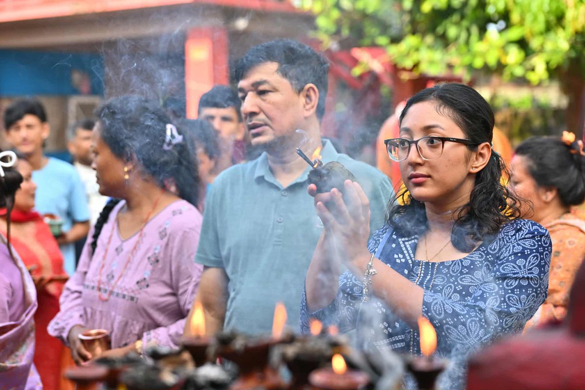 nepaltourismb's tweet photo. Glimpses of Dashain celebrations from #Hetauda in central #Nepal #BagmatiPradesh #NepalNOW #FestivalsofNepal #VisitNepal
Pc: Susheel Shrestha https://t.co/pOc71h0kID