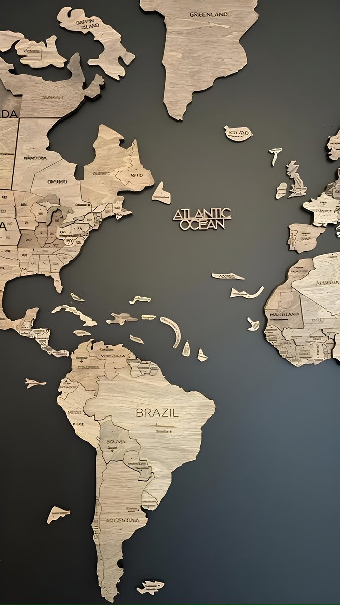 Leonard18_X's tweet image. Unique wooden world map wallpaper highlighting the Atlantic Ocean! #MapArt #WallpaperDesign
Load in 4k
