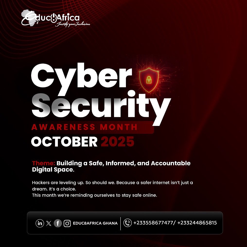 Educ8A37139's tweet image. October = Cyber squad season🔐💻
This month, we are reminding ourselves to stay safe online💙

Stay tuned to get updates on how to stay protected 🫵🏽

#CSAmonth #cybersecurity #secureourspace