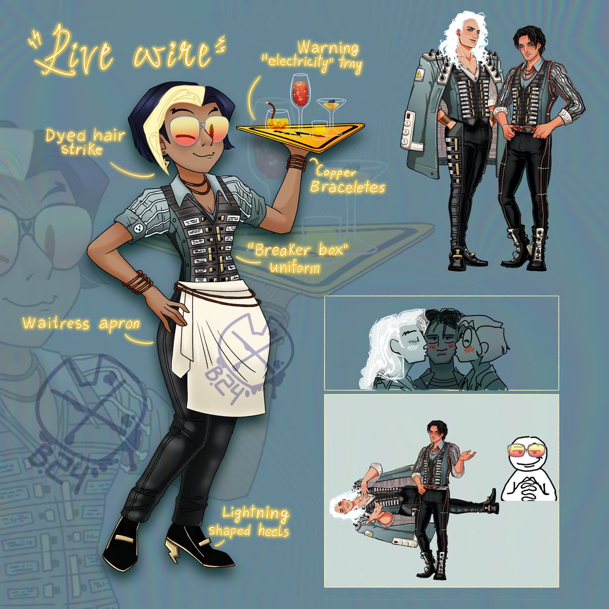 BlueNerd2's tweet photo. Match Everything
Part 1/?
“Livewire”
Volt and Eddie
(Which one I should do next?)
#dateeverything #voltandeddie #sassychap #dateeverythinggame #dateeverythingoc #dateeverythingmc https://t.co/4heWIQqfxb