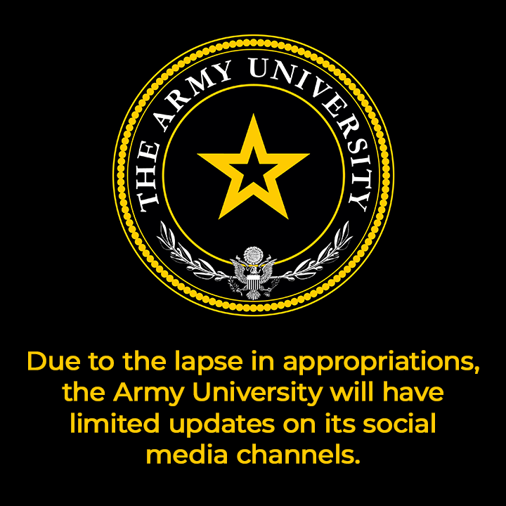 The Army University tweet media