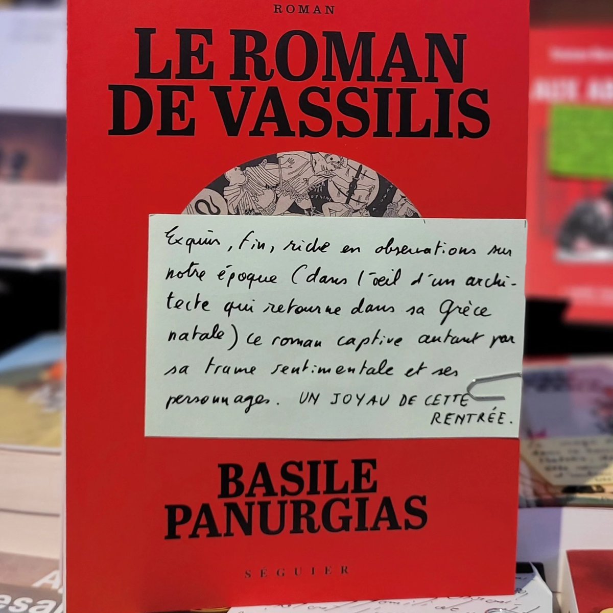 🗣✍️Lancement - dédicace avec Basile Panurgias pour  son ouvrage 𝗟𝗲 𝗥𝗼𝗺𝗮𝗻 𝗱𝗲 𝗩𝗮𝘀𝘀𝗶𝗹𝗶𝘀  (📖bit.ly/3UDyiuT)

📅Jeudi 09 Octobre 
⏱19H
📍Librairie Henri IV - Paris 4