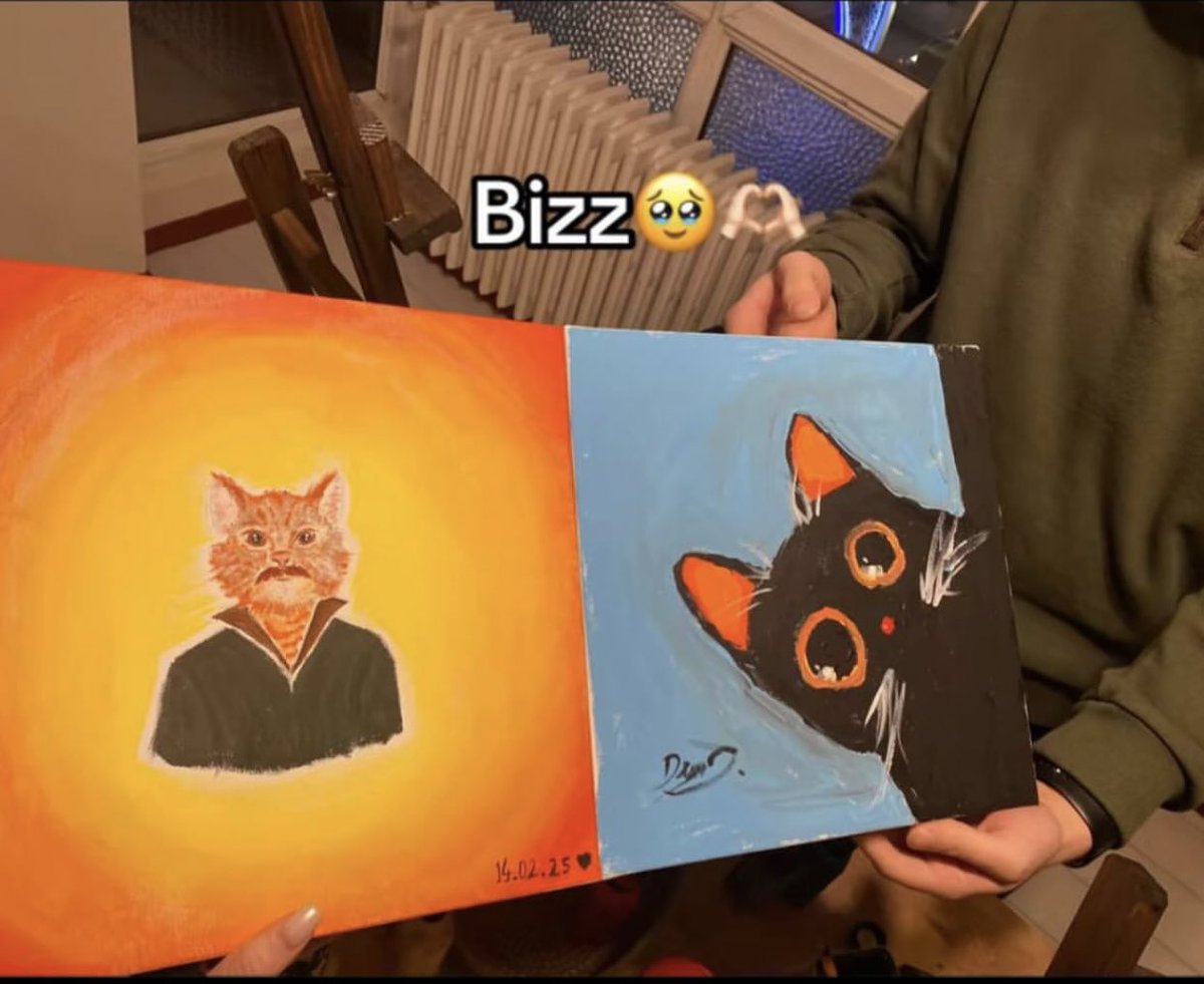 birbirlerinin kedi halini çizmişler çoook tatlıııı🥹