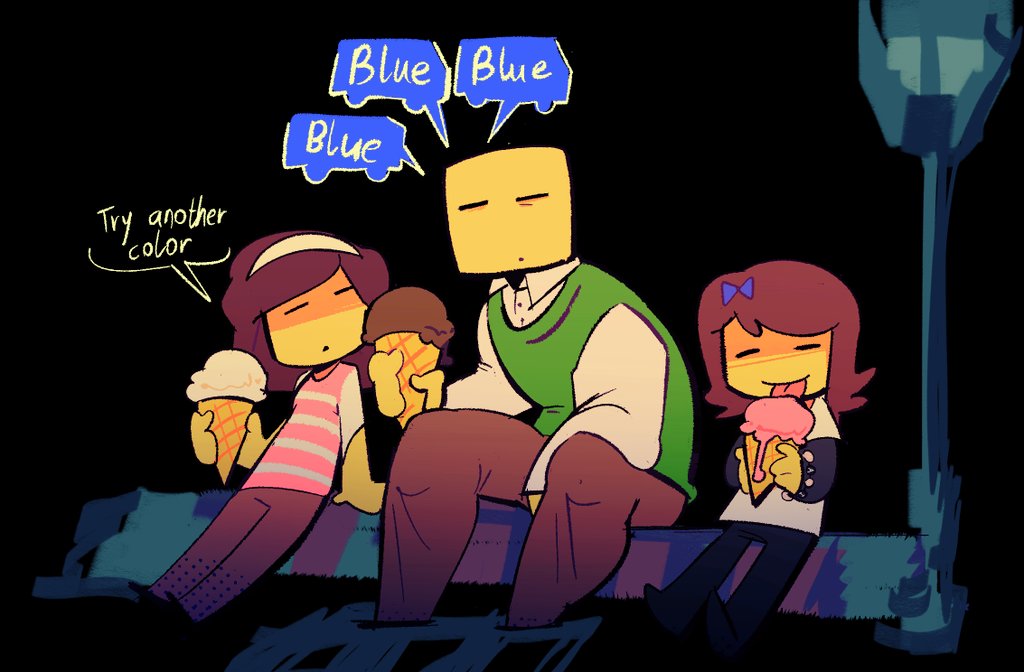 dumbass keep guessing same color because he loves royal blue so much